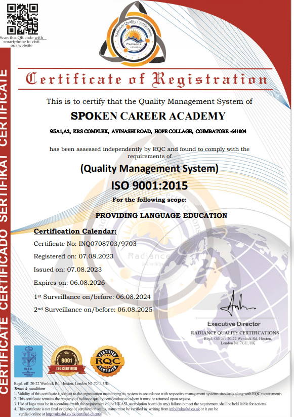 Registration Certificate